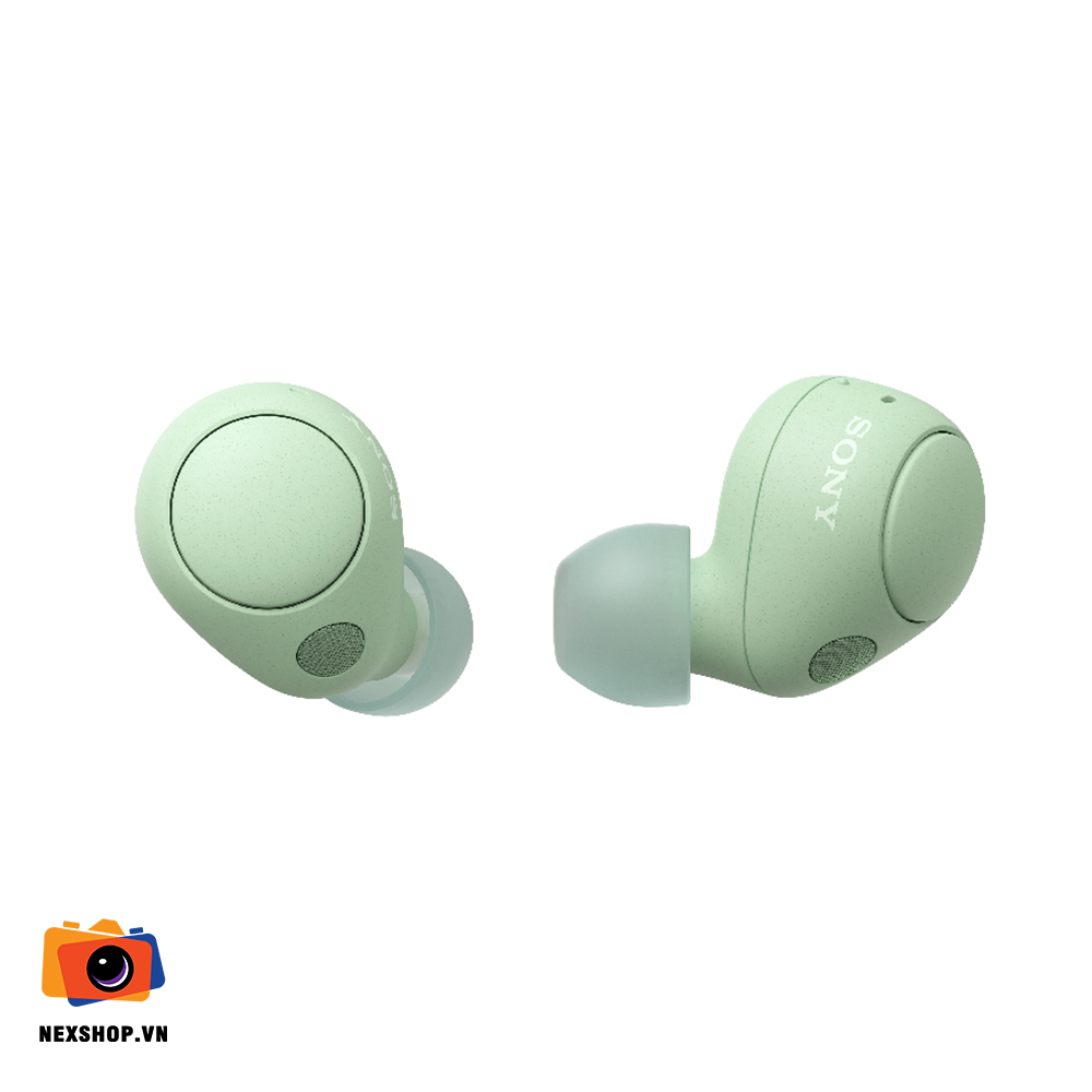 Tai nghe True Wireless chống ồn SONY WF-C700N màu Xanh lá | Hàng chính hãng