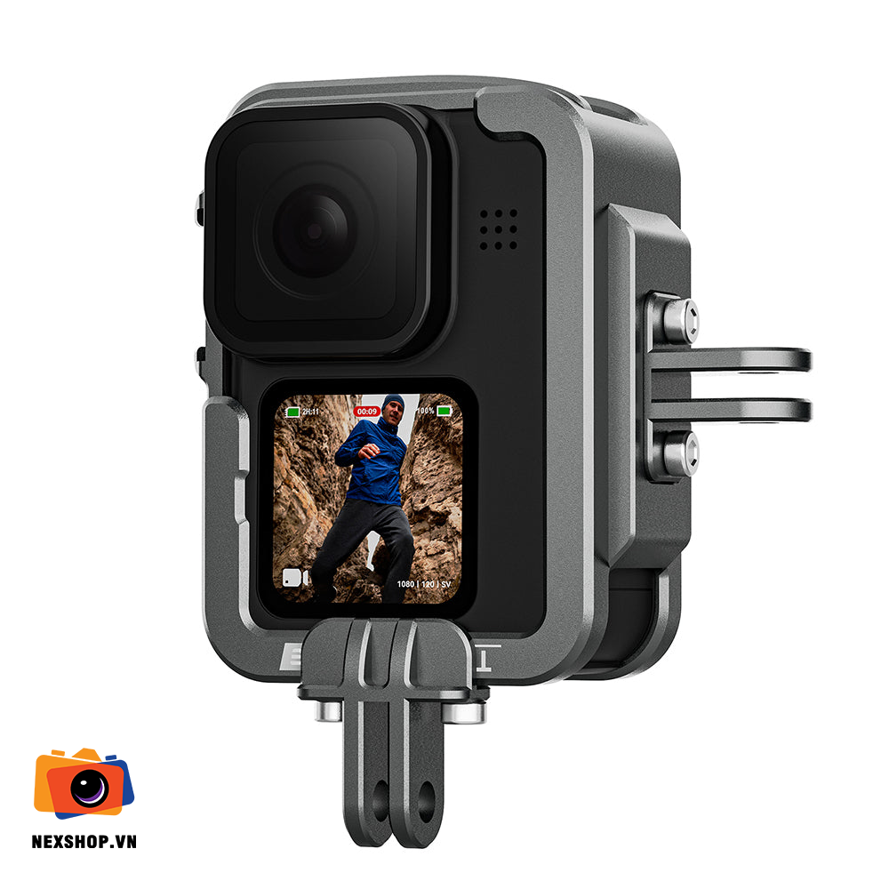 Khung nhôm Telesin cho GoPro 13 12 11 10 9 | Hàng nhập khẩu - khả năng kết nối thiết bị