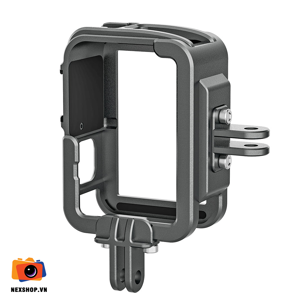 Khung nhôm Telesin cho GoPro 13 12 11 10 9 | Hàng nhập khẩu - mặt sau và phụ kiện đi kèm
