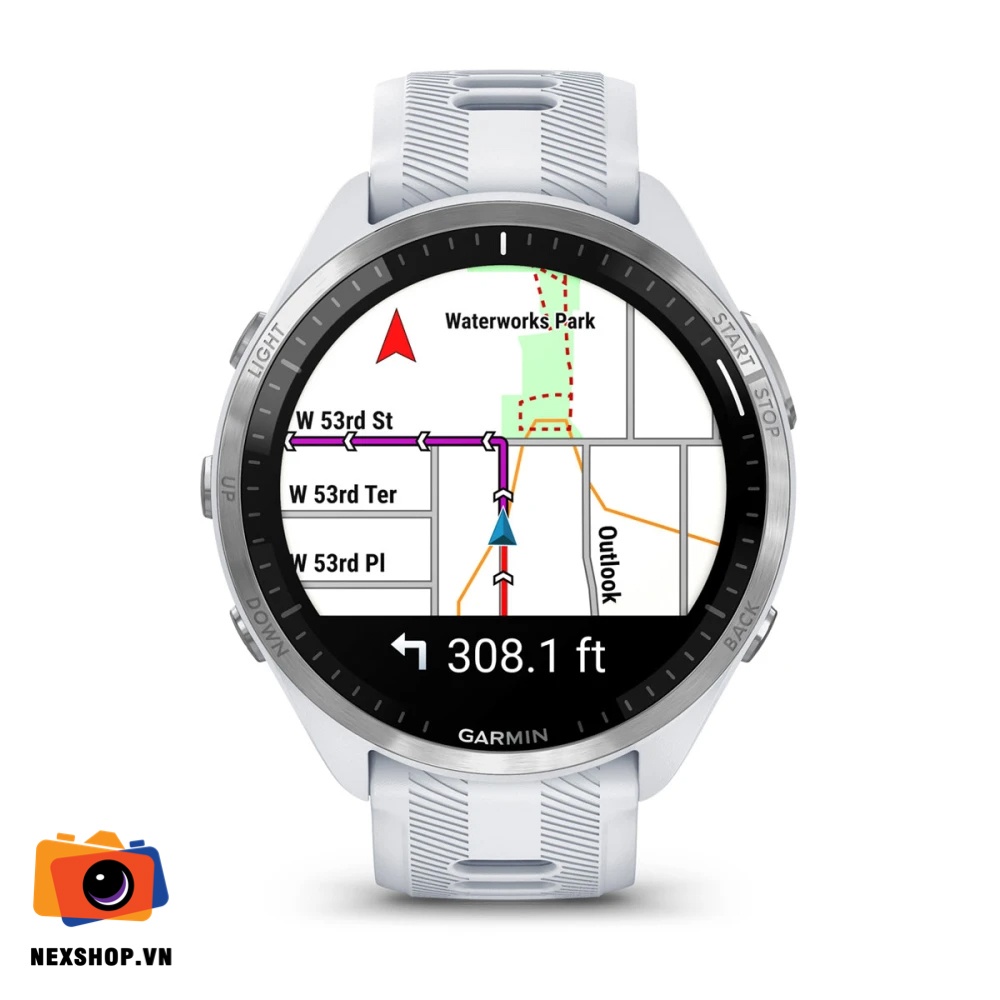 Đồng hồ thông minh Forerunner 965 GPS SEA | Chính hãng - mặt sau và phụ kiện đi kèm