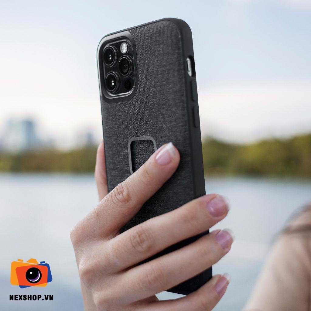 Ốp điện thoại Peak Design Everyday Case cho Iphone 14 Pro Max | Màu Charcoal | Hàng chính hãng bảo hành trọn đời