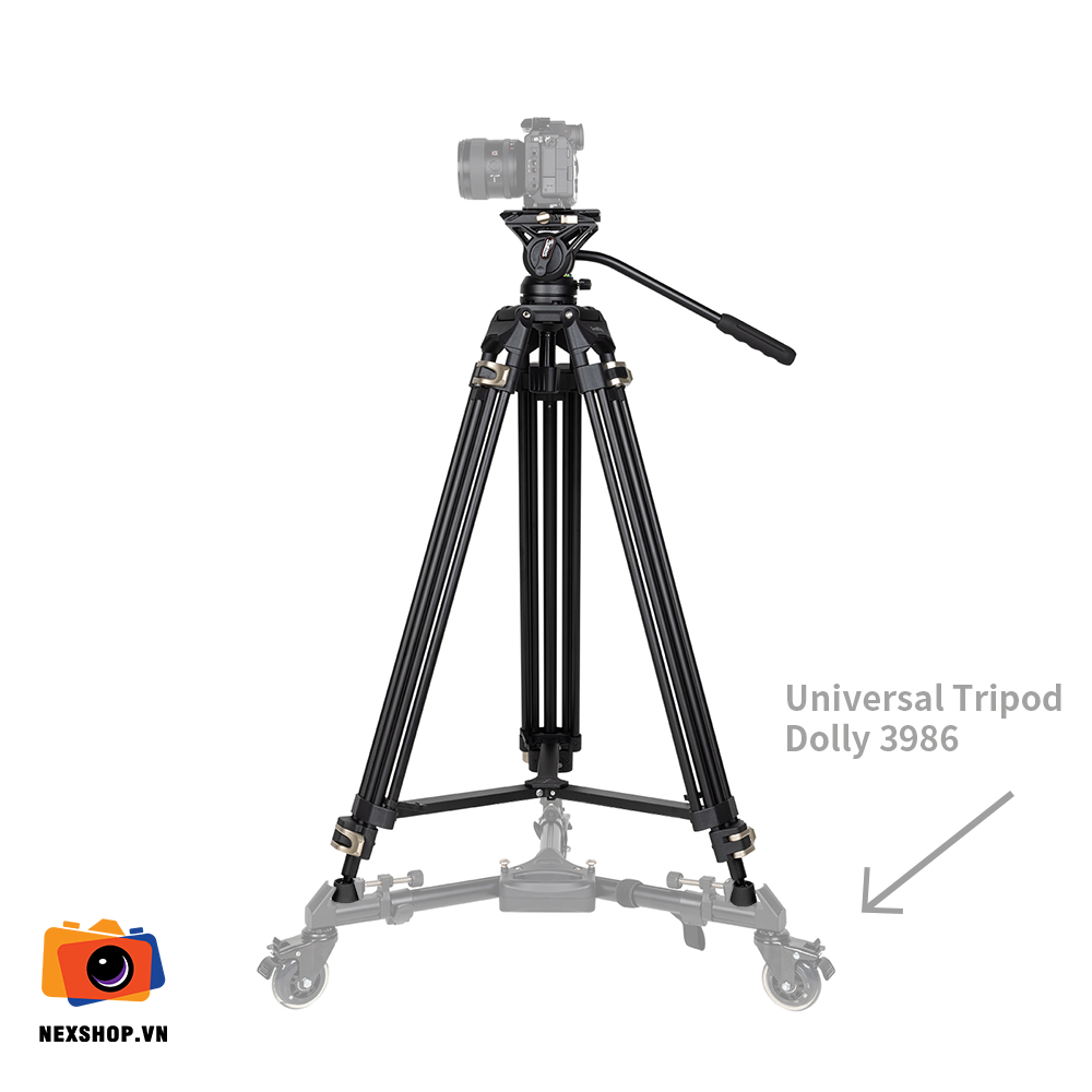 SmallRig Heavy-Duty Fluid Head Tripod AD-01 3751