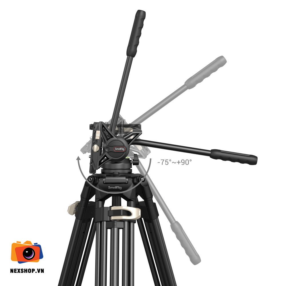 SmallRig Heavy-Duty Fluid Head Tripod AD-01 3751