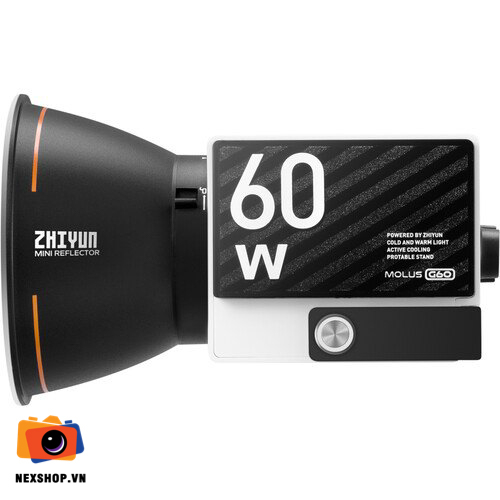 Đèn Led Zhiyun MOLUS G60 Bi-Color Mini COB Monolight (Combo Kit) | Hàng chính hãng