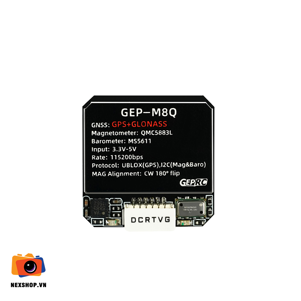 Mô-đun GPS GEPRC GEP-M8Q | Cao độ chính xác | Chính hãng - cấu hình hộp sạc