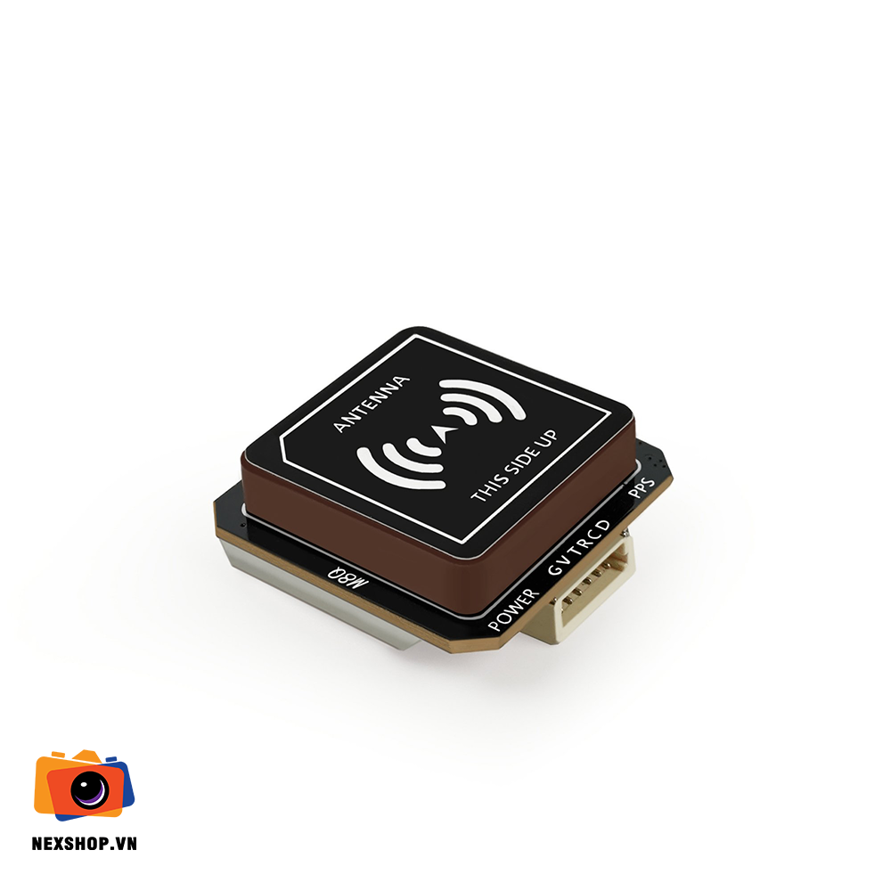 Mô-đun GPS GEPRC GEP-M8Q | Cao độ chính xác | Chính hãng - mặt sau và phụ kiện đi kèm