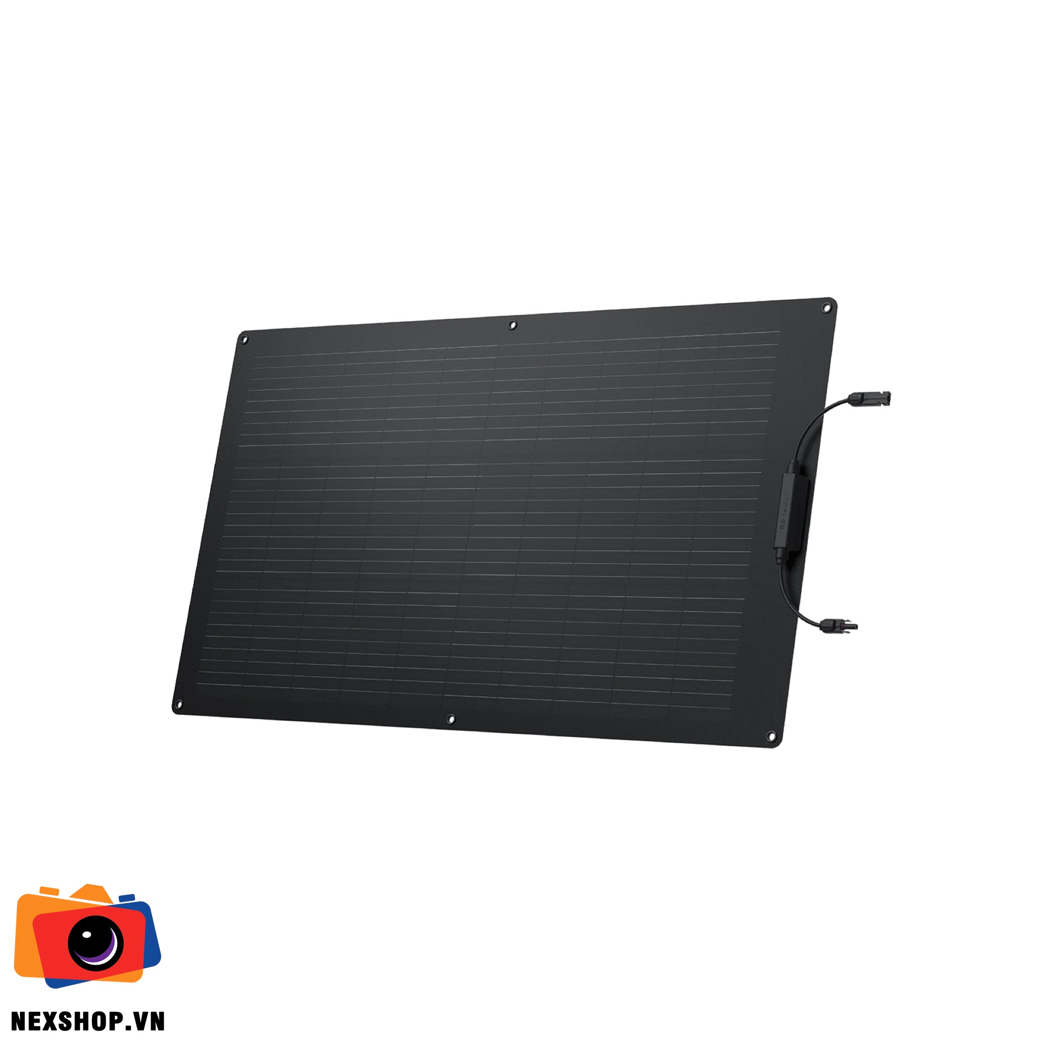 Tấm pin EcoFlow 100W Flexible với dây nối và lỗ lắp