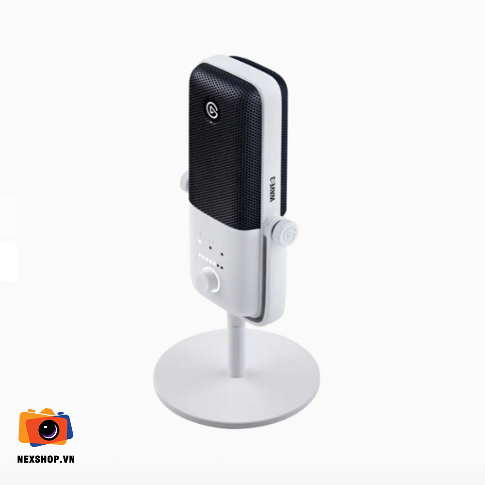 Microphone Elgato Wave 3 - Màu trắng | Hàng chính hãng