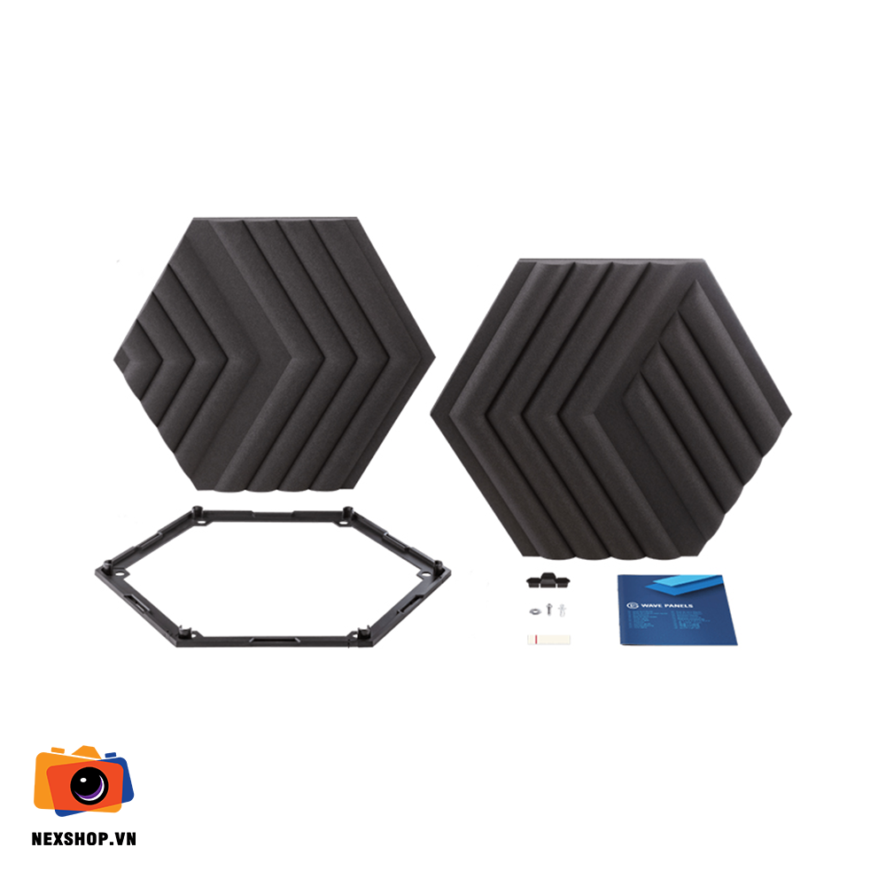 Bộ 2 tấm tiêu âm Elgato Wave Panels - Extension Kit Black | Hàng chính hãng