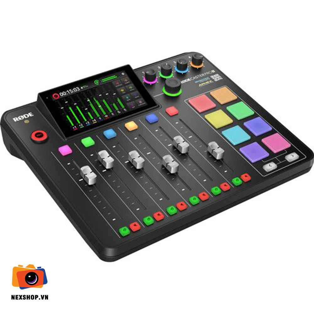 Bàn trộn âm thanh RODEcaster Pro II | Chính hãng - thiết kế và phụ kiện