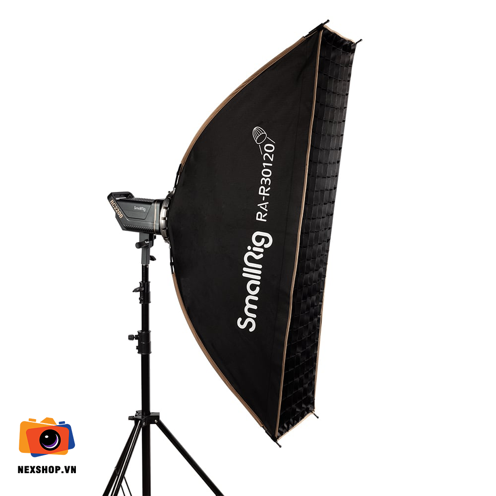 SmallRig RA-R30120 Strip Softbox 3931 | Chính hãng, chất lượng ca - mặt sau và phụ kiện đi kèm