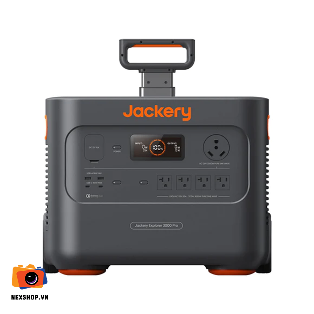 Trạm điện Jackery Explorer 3000 Pro | Chính hãng, 3000W, 26.4Ah - thiết kế và phụ kiện
