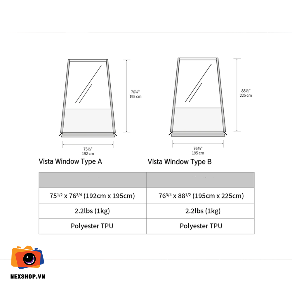 iKamper Annex Plus Vista Window | Chính hãng