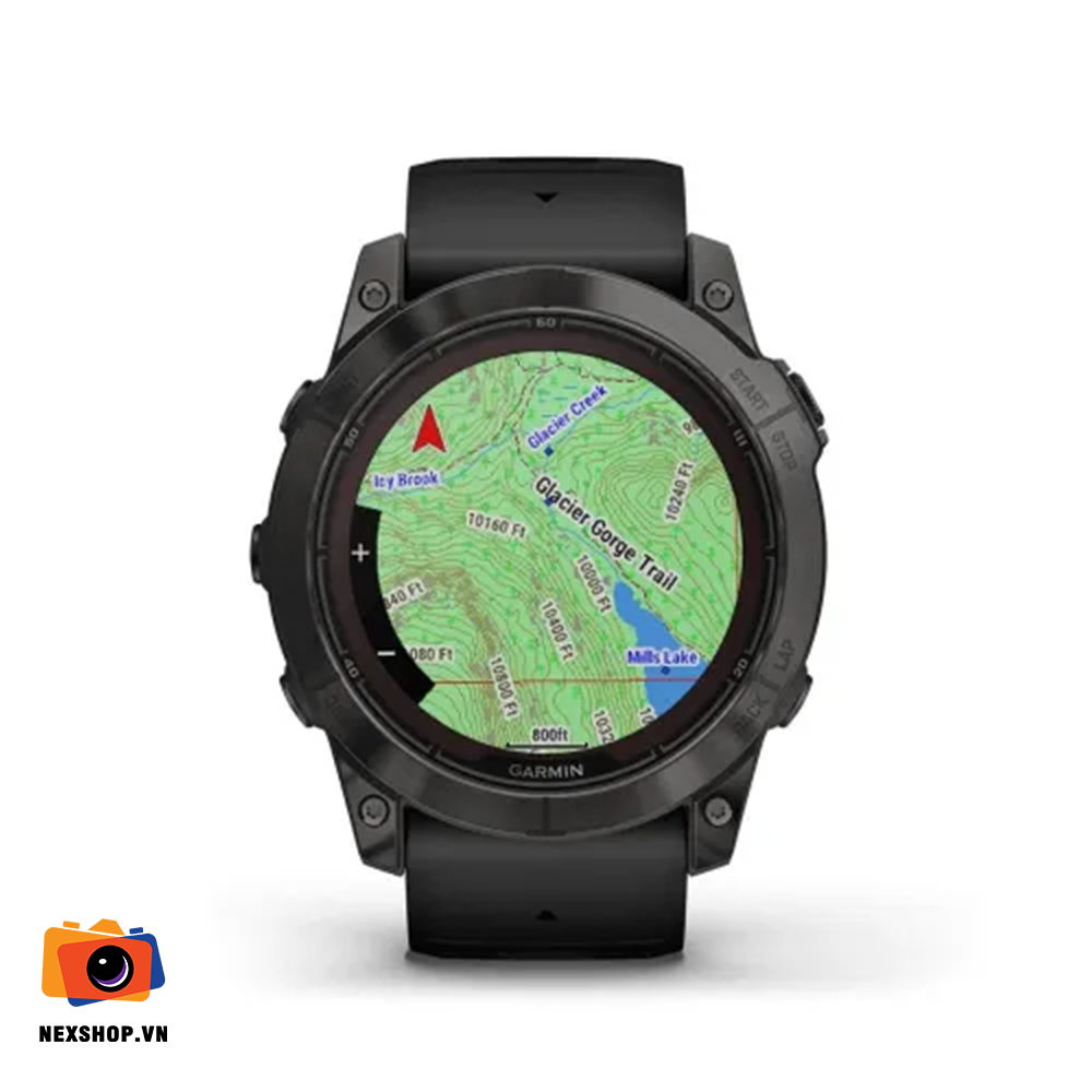 Đồng hồ Fenix 7X Pro Sapphire Solar Xám Carbon | Chính hãng - mặt sau và phụ kiện đi kèm
