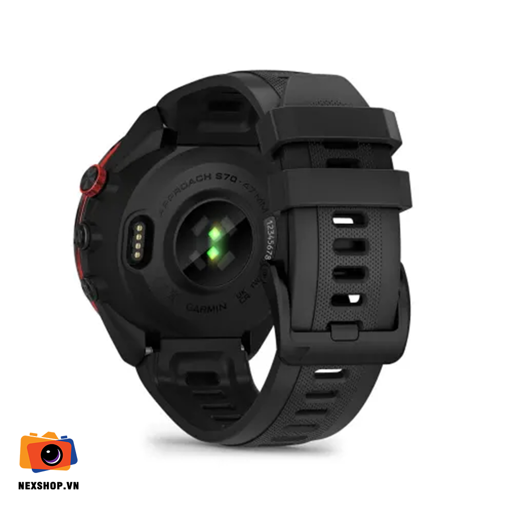 Đồng hồ GPS Golf Approach S70, 47mm, Đen Chính hãng