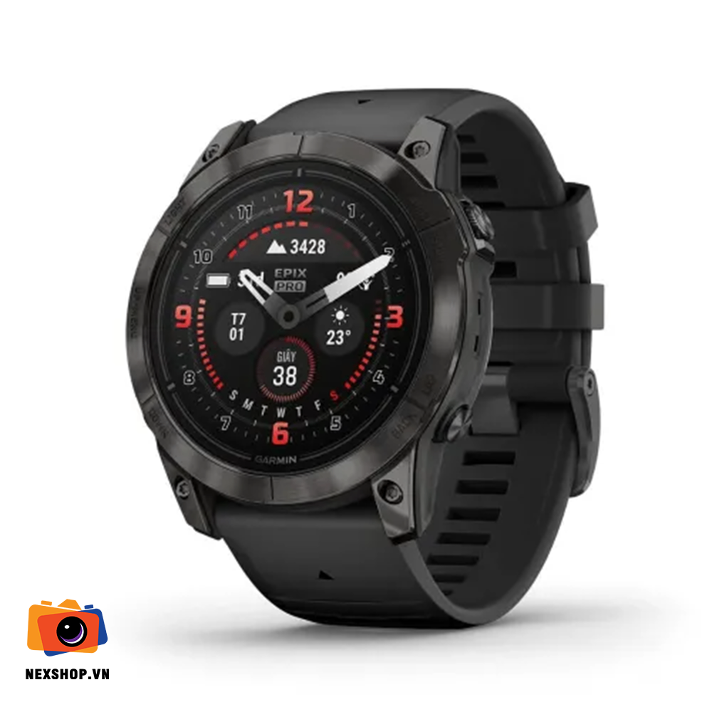 Đồng hồ EPIX PRO GEN2 51mm | Vỏ Carbon DLC, Mặt Kính Sapphire Chí - thiết kế và phụ kiện