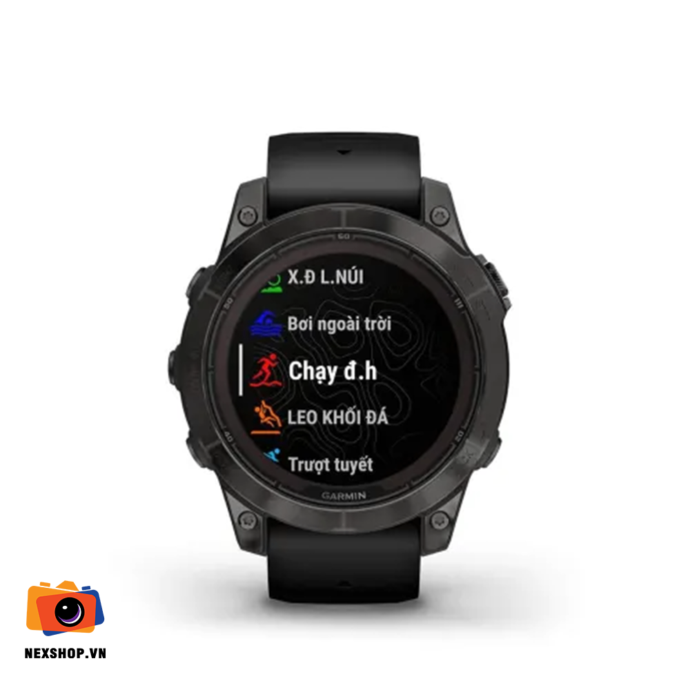 Đồng Hồ Fenix 7 Pro Sapphire Solar Vỏ Xám Carbon | Chính hãng - mặt sau và phụ kiện đi kèm