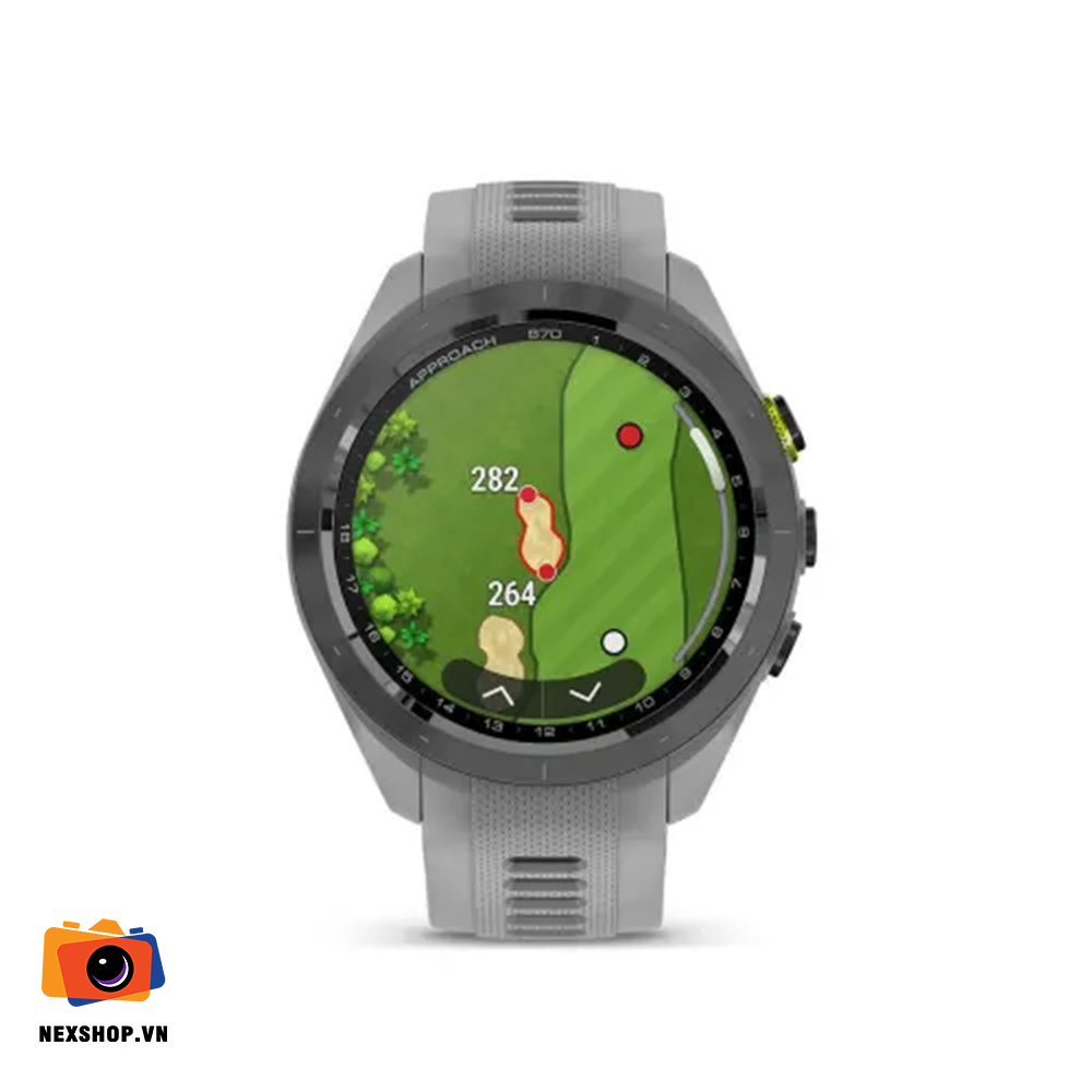 Đồng hồ GPS Golf Approach S70, 42mm, Xám Chính hãng