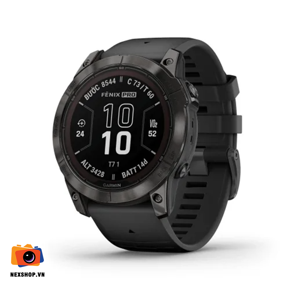 Đồng hồ Fenix 7X Pro Sapphire Solar Xám Carbon | Chính hãng - thiết kế và phụ kiện