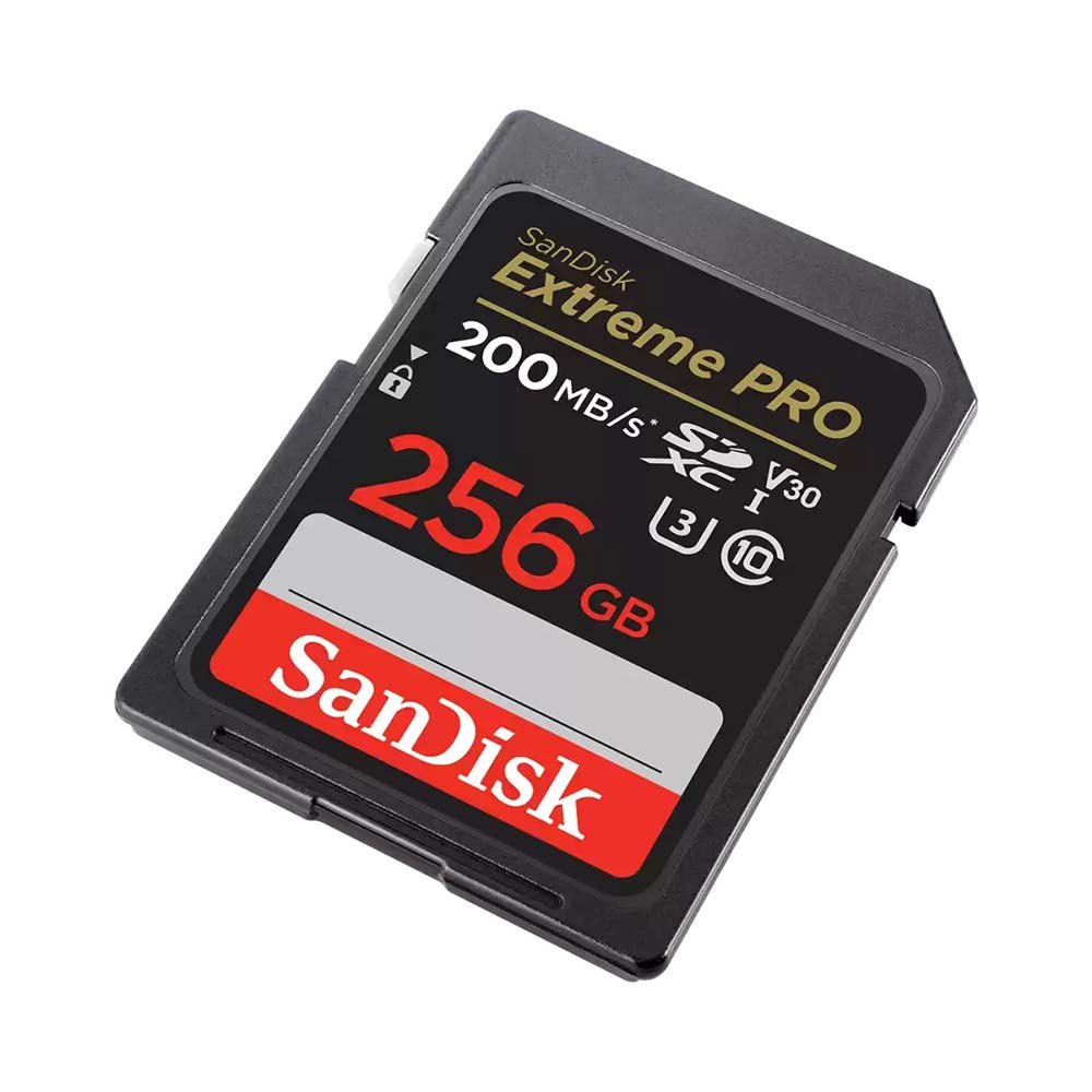 Thẻ nhớ SDXC SanDisk Extreme Pro U3 V30 256GB 200MB/s Chính hãng