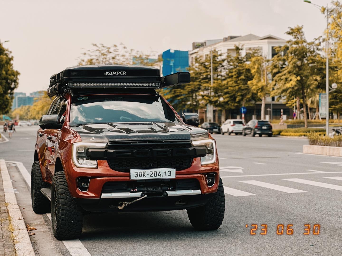 Nắp Capo Carbon Akana Thái Lan cho Ford Ranger Nextgen / Ford Everest Nextgen 2023 ( Hàng Order )