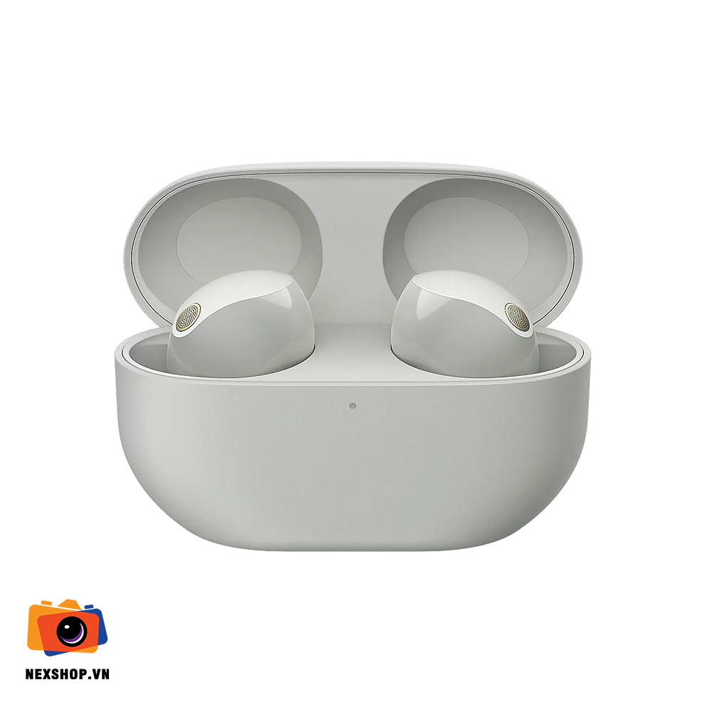 Tai nghe chống ồn không dây Sony WF-1000XM5 màu bạc | Chính hãng - thiết kế và phụ kiện