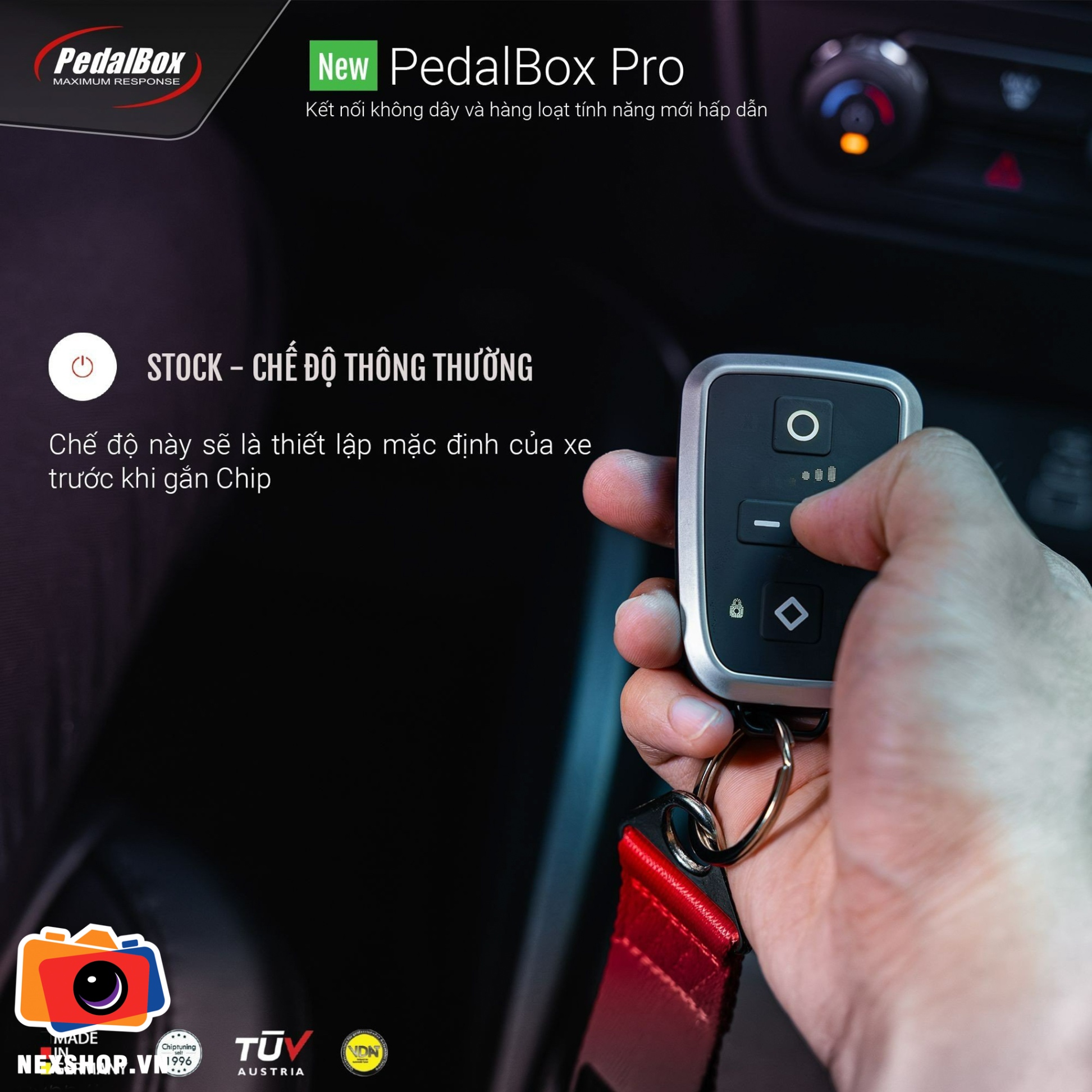 CHIP CHÂN GA THẾ HỆ MỚI - PEDALBOX PRO cho các dòng xe Ford ( NextGen )