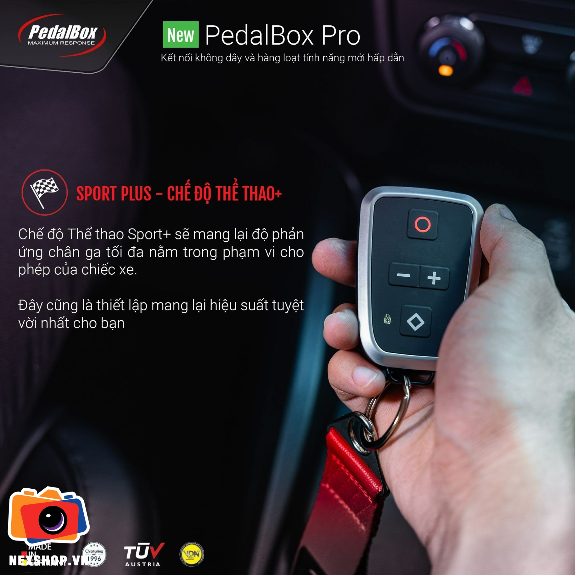 CHIP CHÂN GA THẾ HỆ MỚI - PEDALBOX PRO cho các dòng xe Ford ( NextGen )