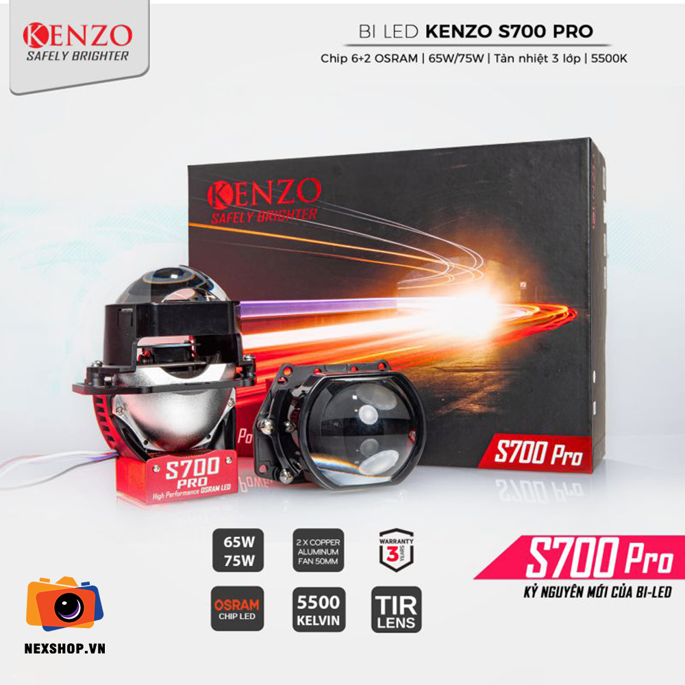 BI LED KENZO S700 PRO | KỶ NGUYÊN MỚI CỦA BI LED