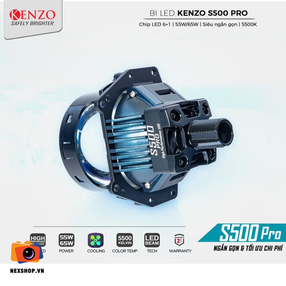 BI LED KENZO S500 PRO | NGẮN GỌN VÀ TỐI ƯU CHI PHÍ