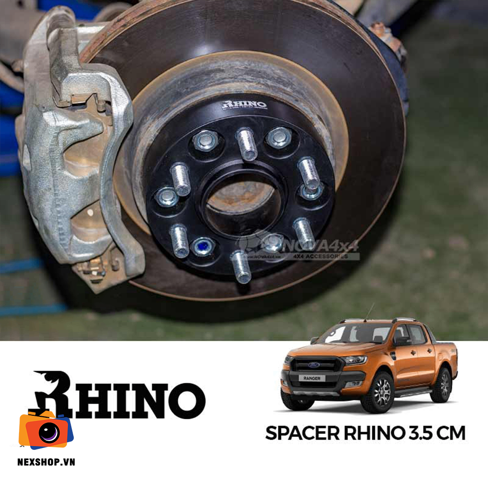 BỘ WHEEL SPACERS RHINO DÀNH CHO FORD RANGER – SIZE 35MM | CB 93.1MM