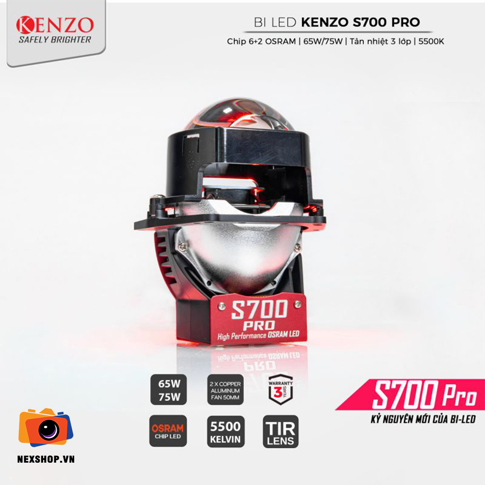 BI LED KENZO S700 PRO | KỶ NGUYÊN MỚI CỦA BI LED