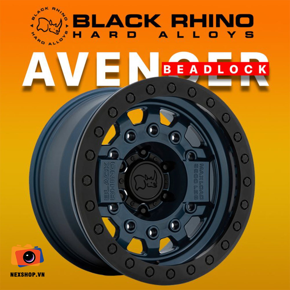 Mâm Black Rhino Avenger Beadlock 17 Inch Navy Blue | Chính hãng — ảnh 1