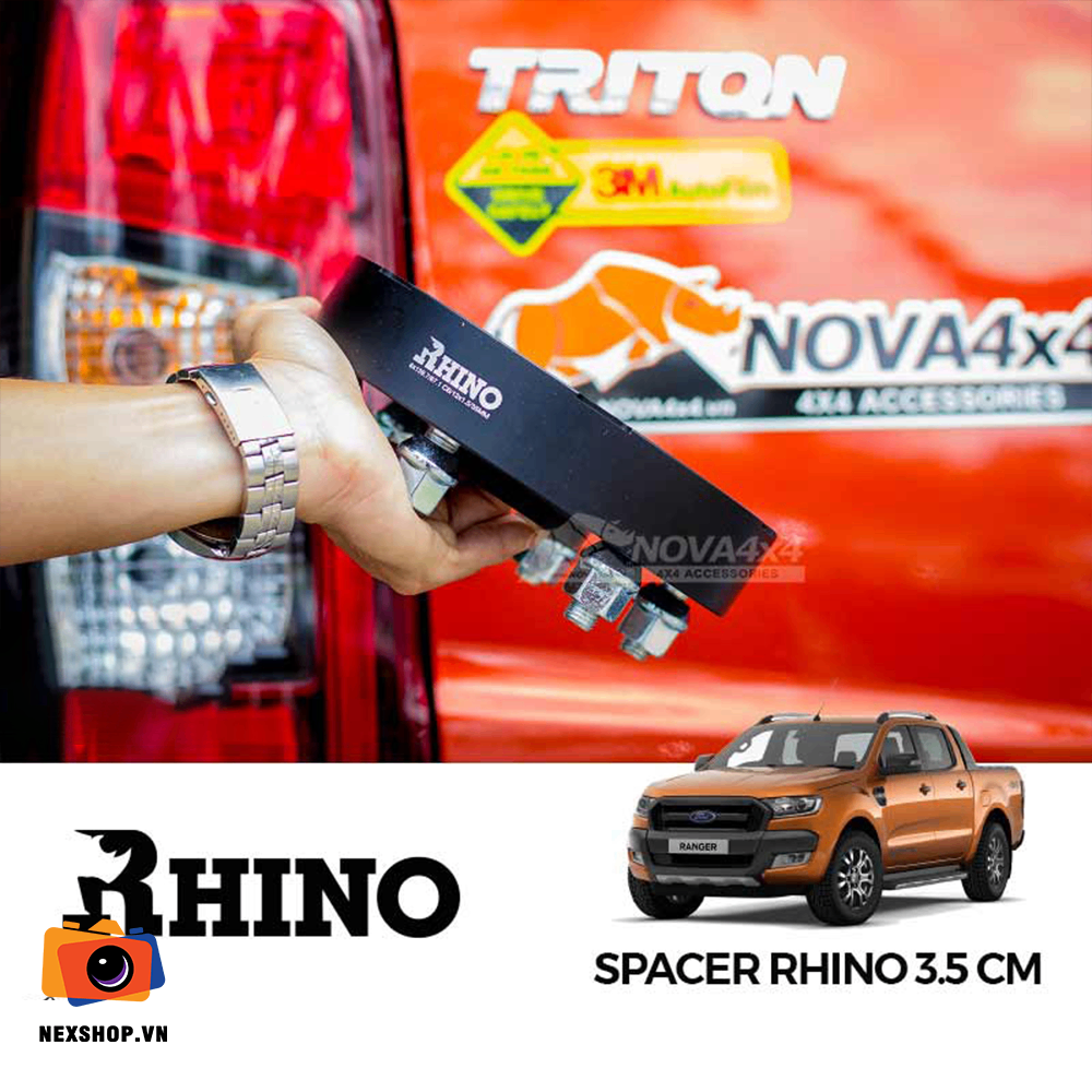 BỘ WHEEL SPACERS RHINO DÀNH CHO FORD RANGER – SIZE 35MM | CB 93.1MM