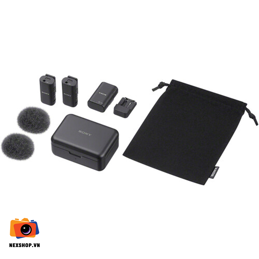Micro không dây Sony ECM-W3 bản Double Chính hãng | Chất âm rõ né - cấu hình hộp sạc