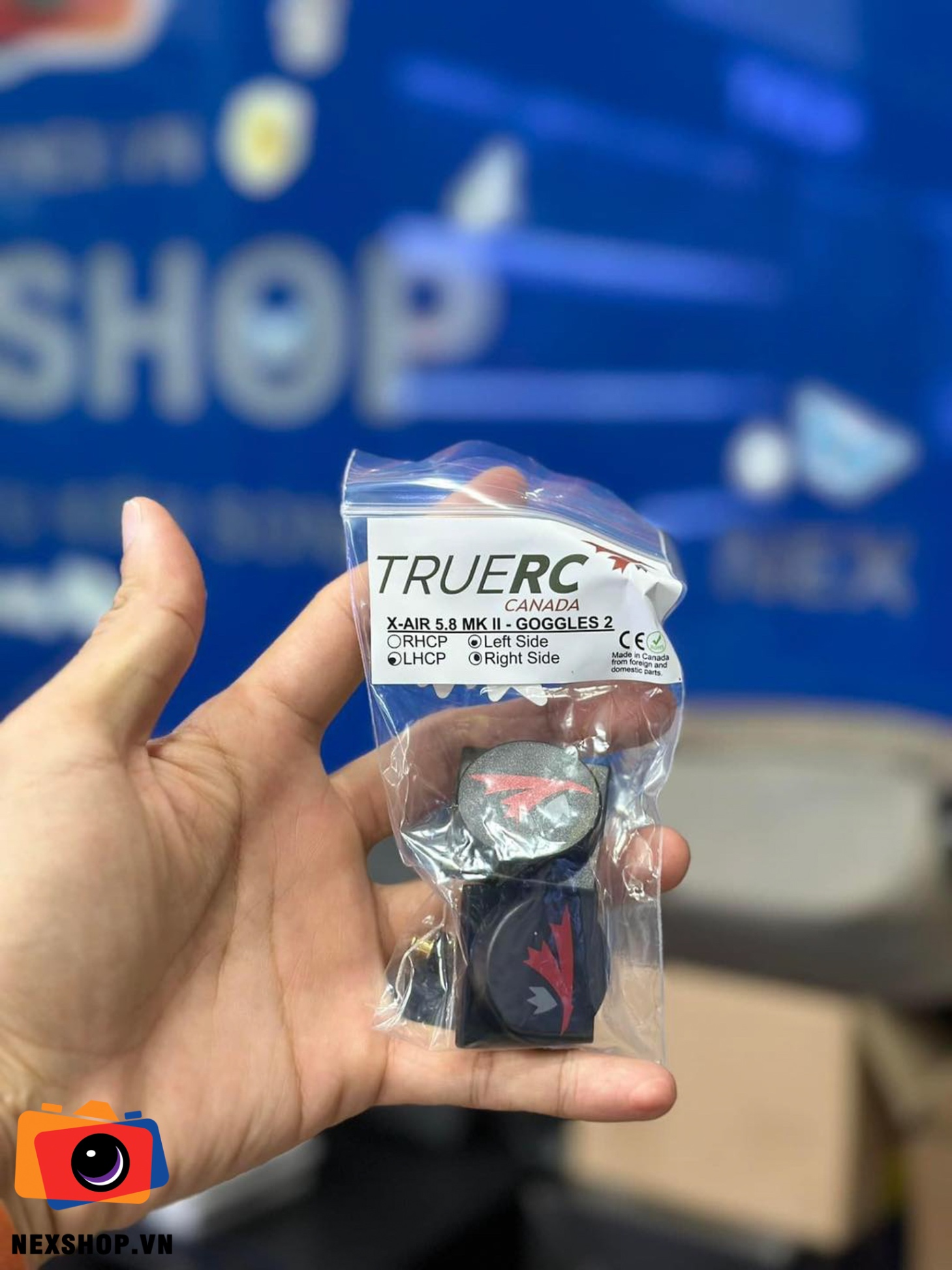TrueRC X-AIR 5.8 MK II PAIR FOR DJI GOGGLES 2 | Chính hãng - cấu hình hộp sạc