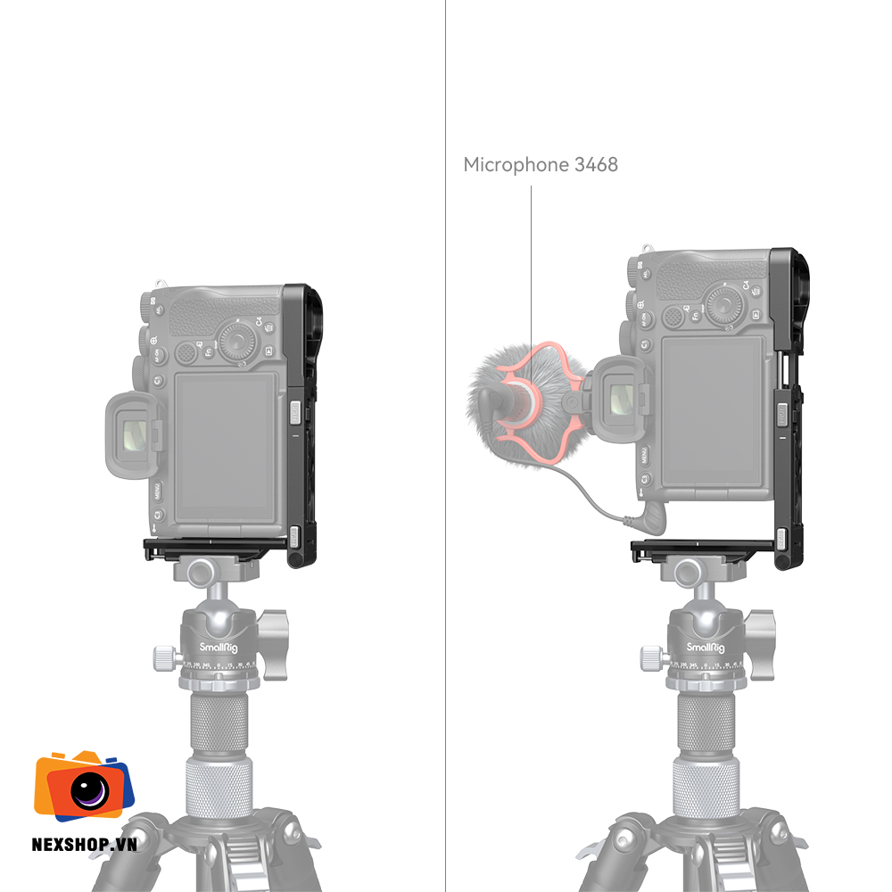 SmallRig Foldable L-Shape Plate for Sony Alpha 7R V / A | Chính h - khả năng kết nối thiết bị