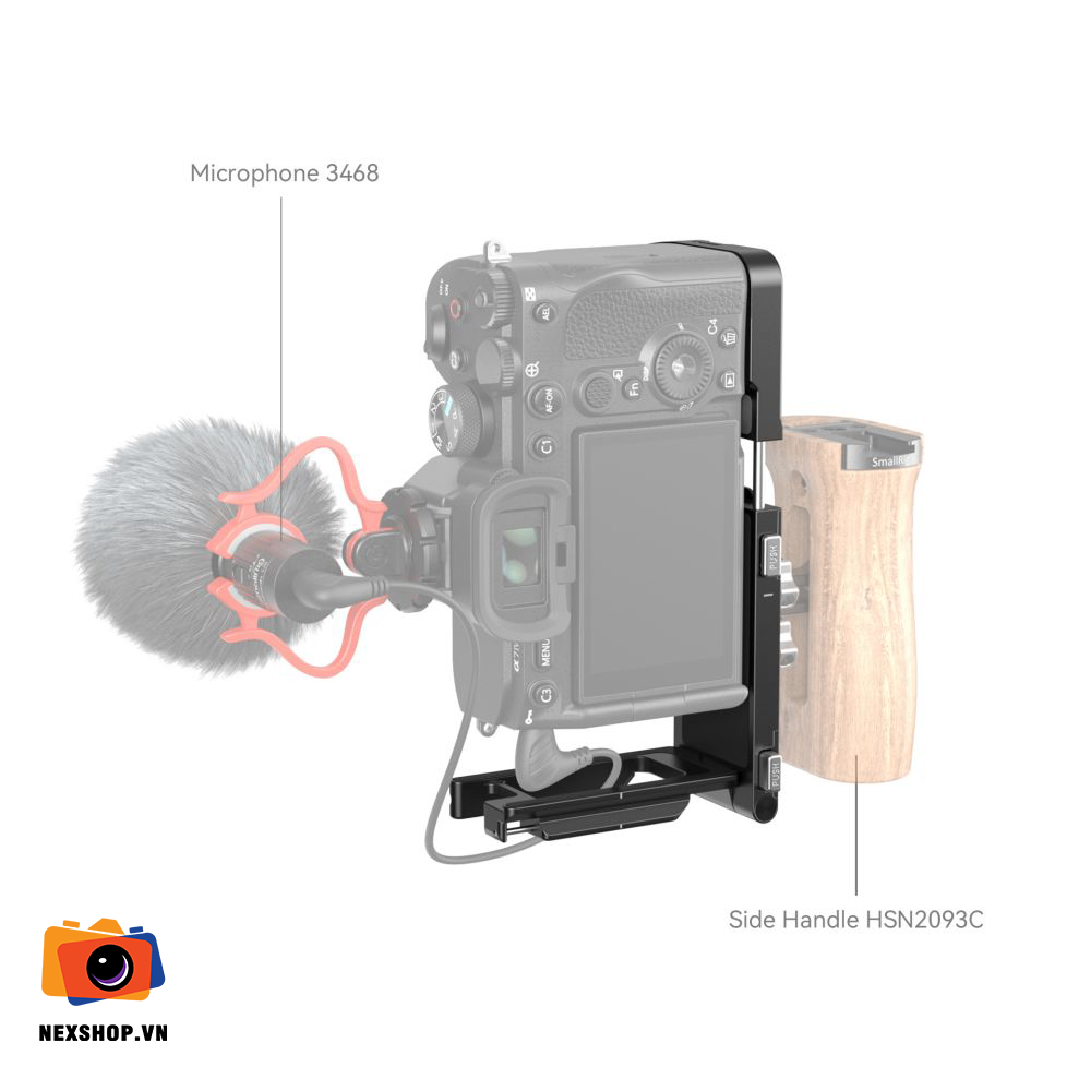 SmallRig Foldable L-Shape Plate for Sony Alpha 7R V / Alpha 7 IV / Alpha 7S III 3984