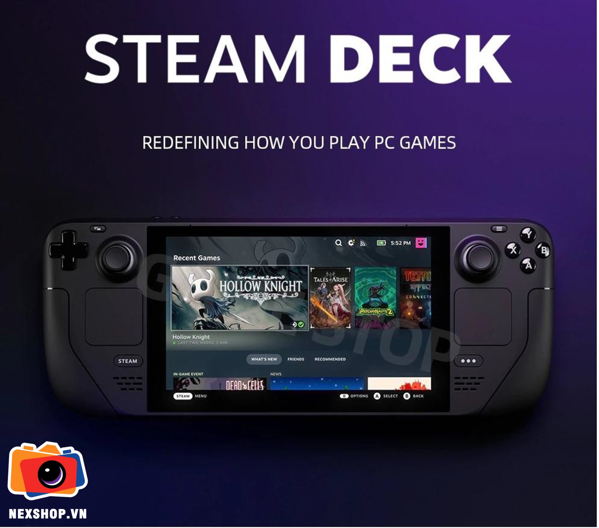 Máy chơi game SteamDeck 64G New | BH 3 tháng