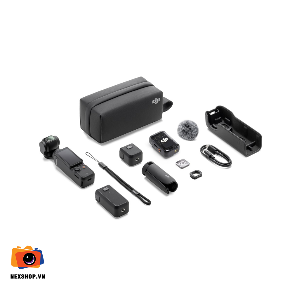 DJI Osmo Pocket 3 Creator Combo | Bảo hành 12 tháng | Chính hãng - thiết kế và phụ kiện