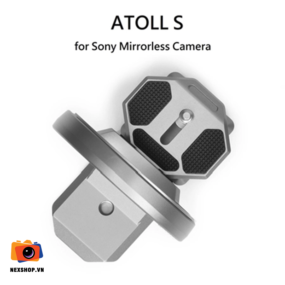 Đế Gắn Chân Máy Ảnh ATOLL | Dùng Cho Sony/Canon/Nikon | Chính Hãn - cấu hình hộp sạc