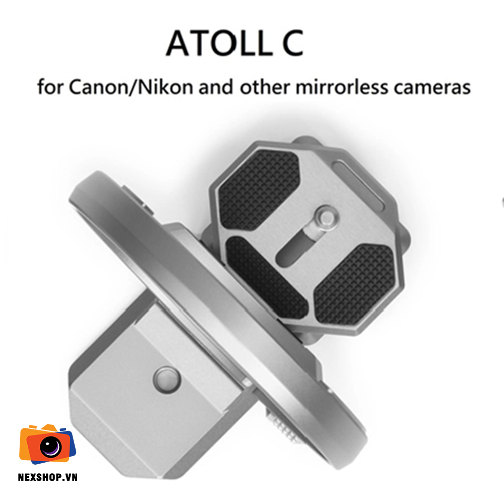 Đế Gắn Chân Máy Ảnh ATOLL | Dùng Cho Sony/Canon/Nikon | Chính Hãn - thiết kế và phụ kiện