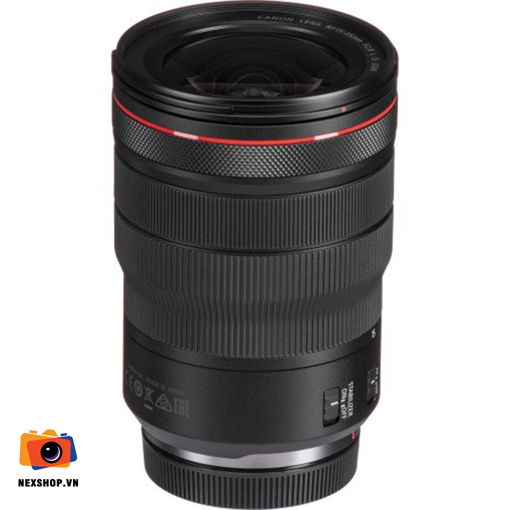 Ống kính Canon RF 15-35mm f/2.8L IS USM | Chính hãng - mặt sau và phụ kiện đi kèm
