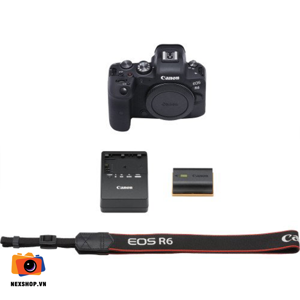 Máy ảnh Canon EOS R6 | Ảnh chất lượng cao, chống rung mạnh mẽ | C - cấu hình hộp sạc