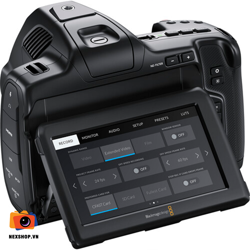 Blackmagic Pocket Cinema Camera 6K Pro (Canon EF) | Chính hãng - khả năng kết nối thiết bị