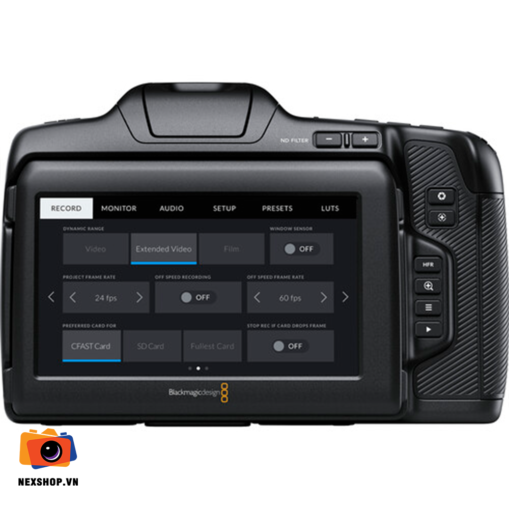 Blackmagic Pocket Cinema Camera 6K Pro (Canon EF) | Chính hãng - cấu hình hộp sạc