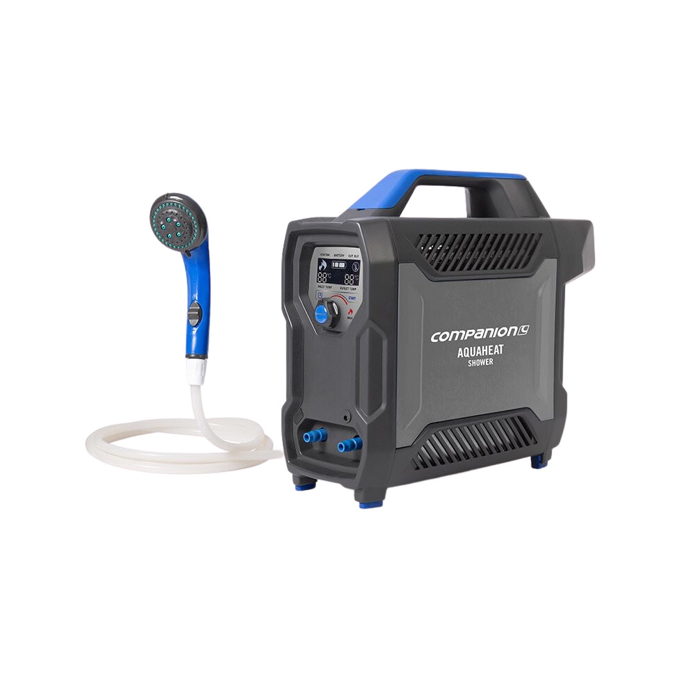 Companion AquaHeat Rechargeable Lithium Gas Hot Water Shower | Ch - thiết kế và phụ kiện