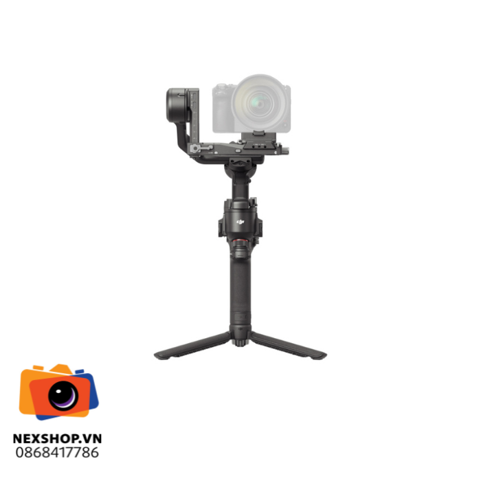 Gimbal DJI RS 4 Combo | Chính hãng, Full VAT - mặt sau và phụ kiện đi kèm