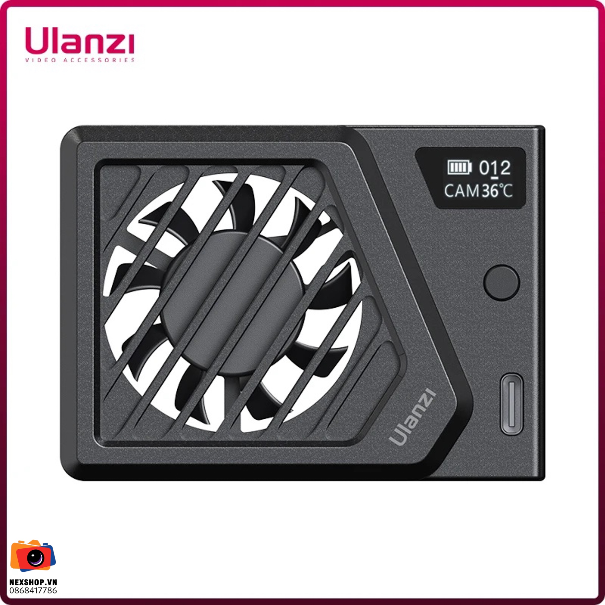 Quạt tản nhiệt Ulanzi cho máy ảnh Sony | Chính hãng - khả năng kết nối thiết bị
