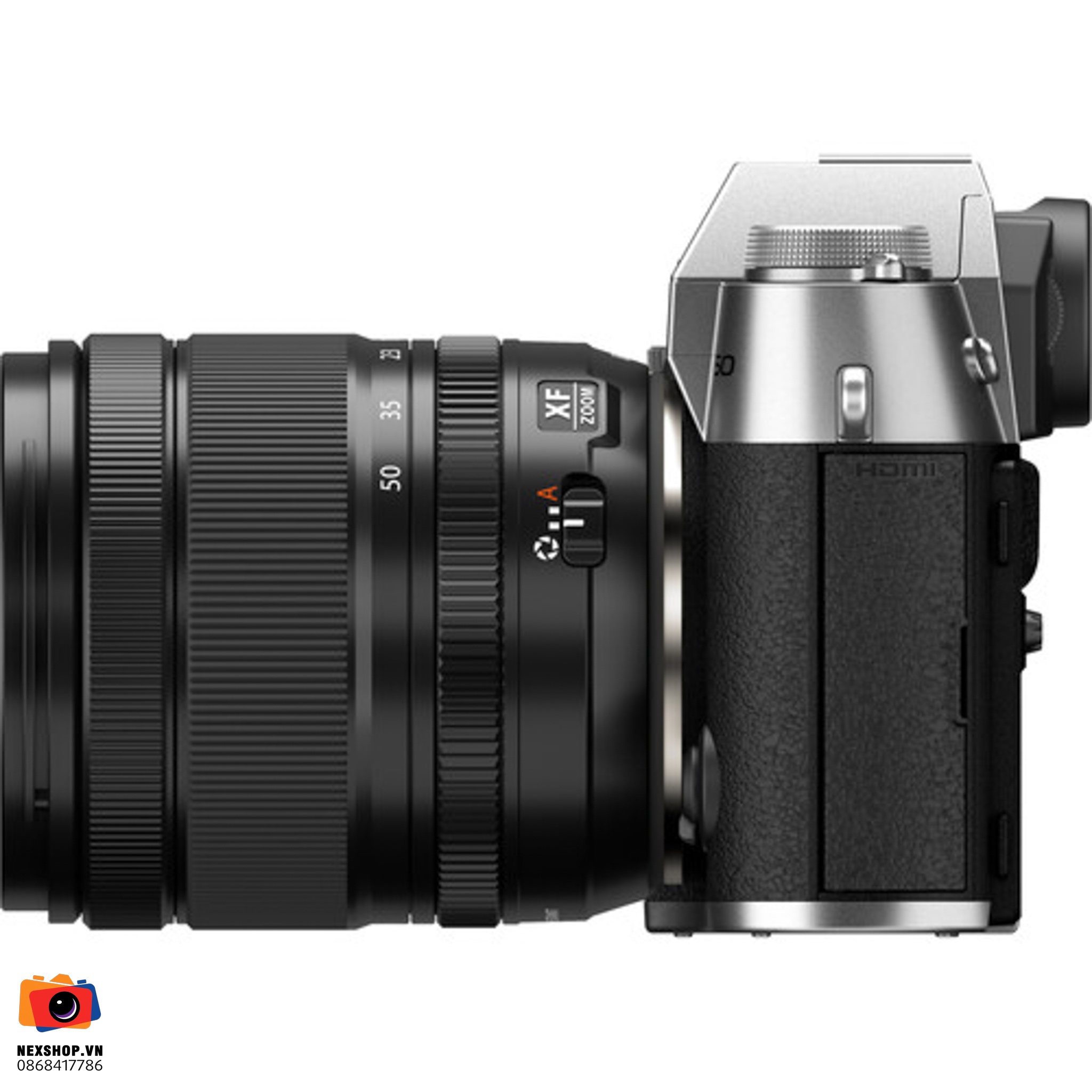 Máy ảnh Fujifilm X-T50 16-50mm Kit | Màu Bạc | Hàng chính hãng